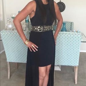 Black High Low Cocktail Dress